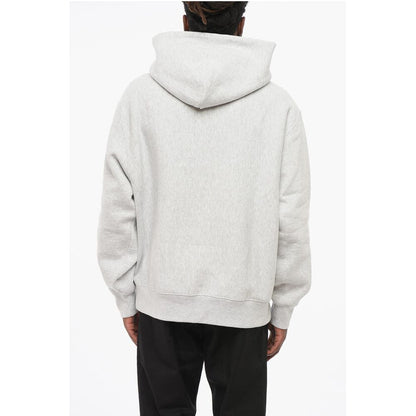 Solid Color Fleeced Cotton Hoodie