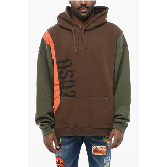 Nylon Detailed PANEL Hoodie