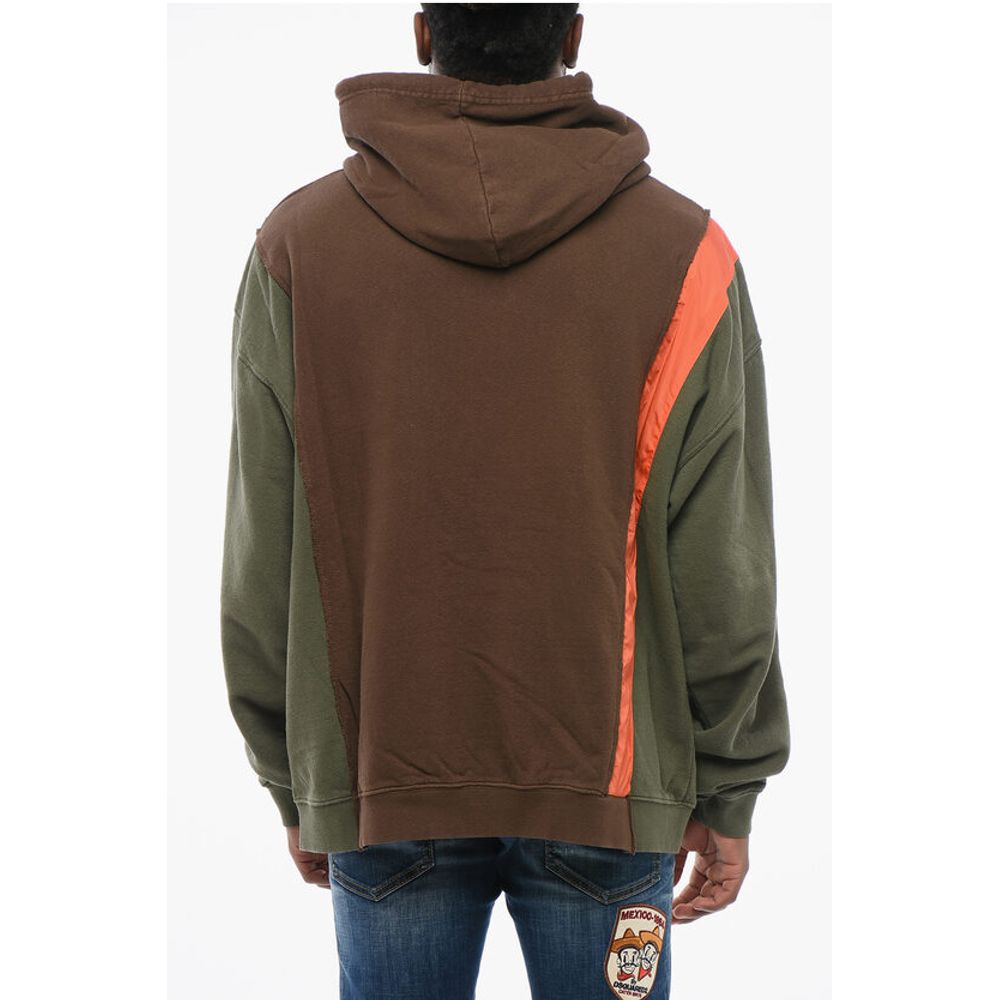 Nylon Detailed PANEL Hoodie