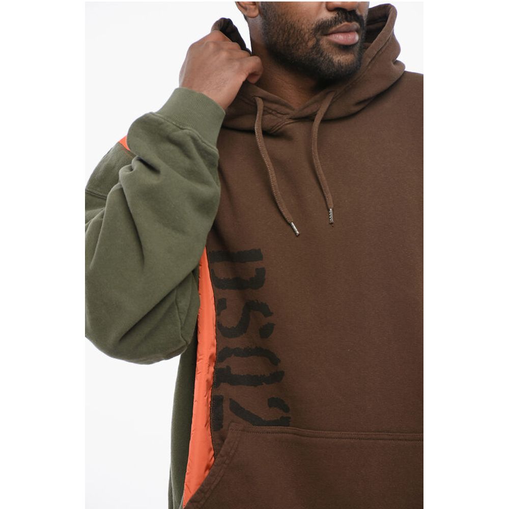 Nylon Detailed PANEL Hoodie