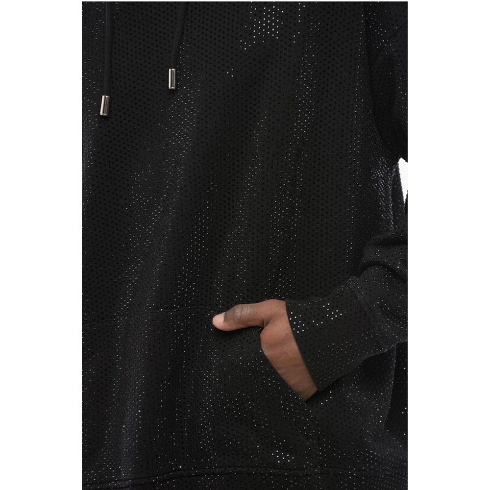 Rhinestoned Cotton IBRA Hoodie