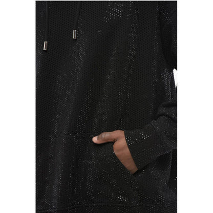 Rhinestoned Cotton IBRA Hoodie