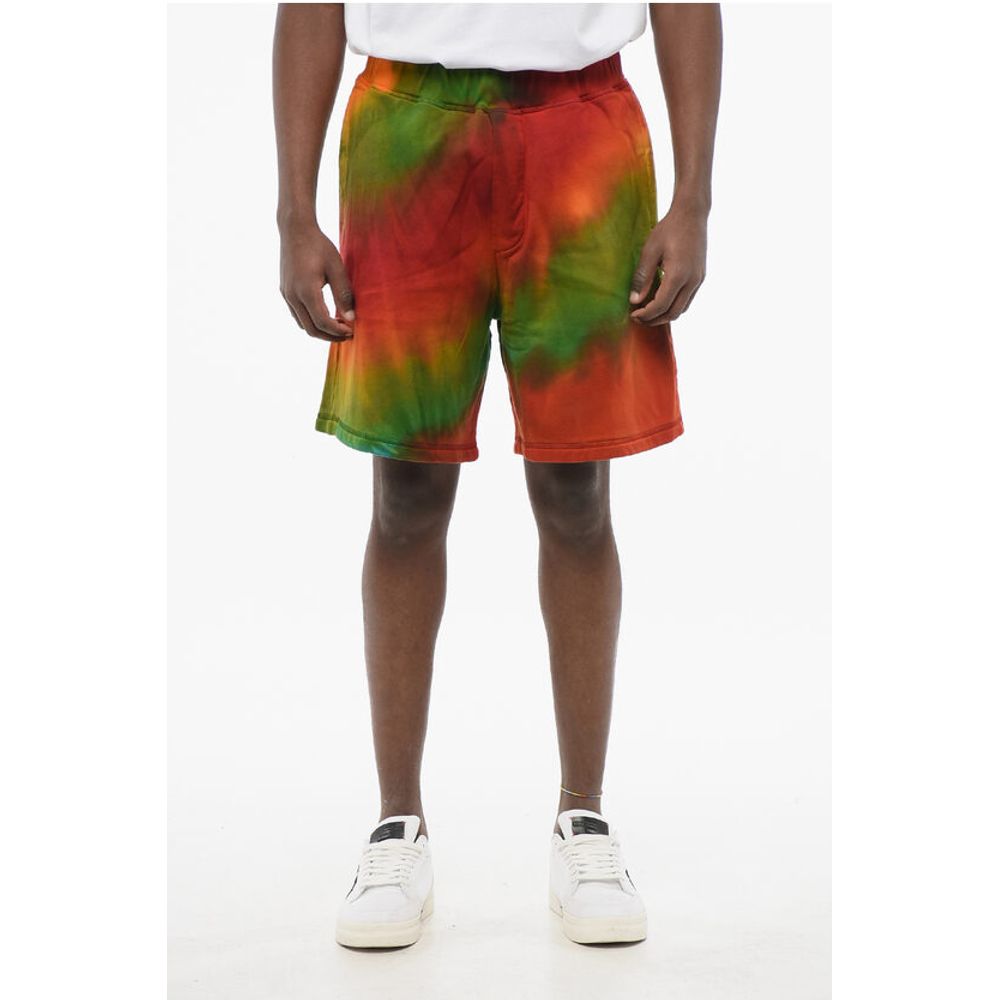 Tie Dye Jersey Shorts with Elastic Waistband