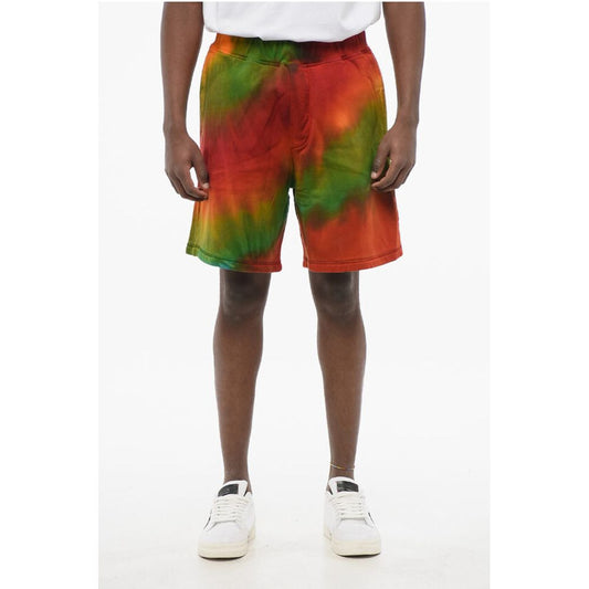 Tie Dye Jersey Shorts with Elastic Waistband
