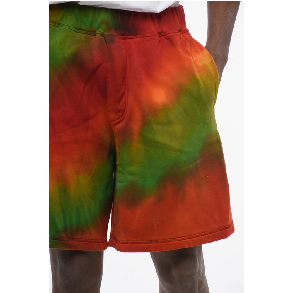 Tie Dye Jersey Shorts with Elastic Waistband