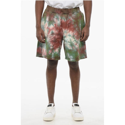 Tie Dye Jersey Shorts with Elastic Waistband