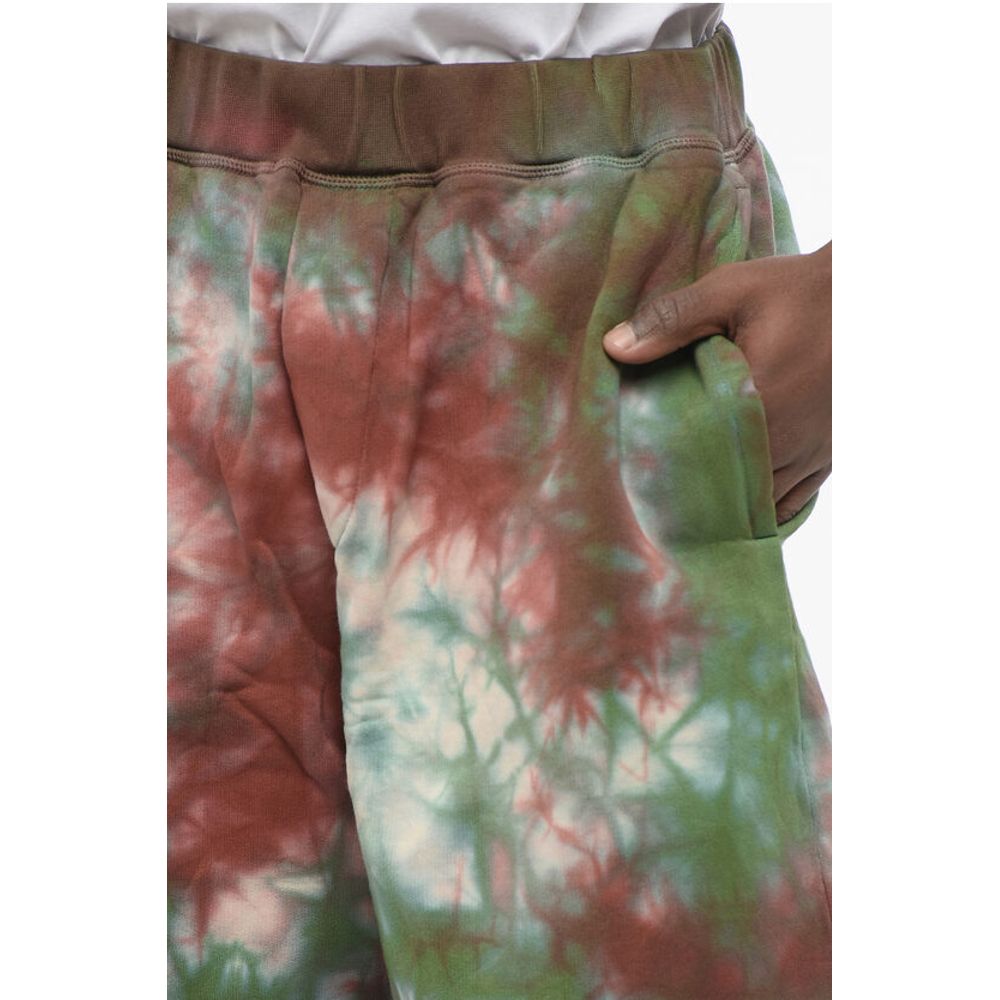 Tie Dye Jersey Shorts with Elastic Waistband