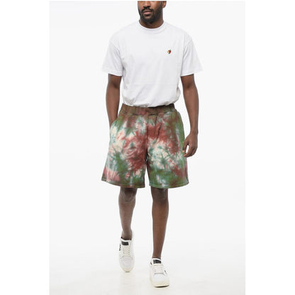 Tie Dye Jersey Shorts with Elastic Waistband