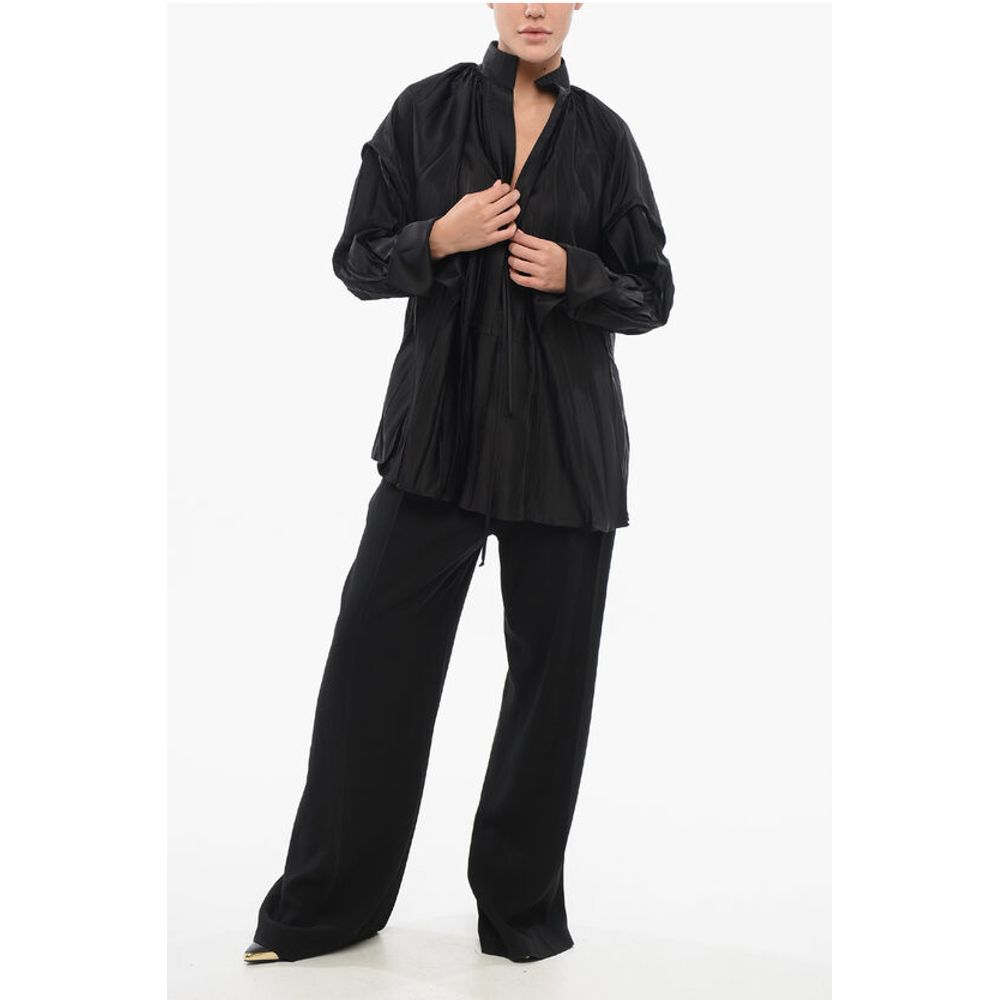Pleated Kaftan Shirt