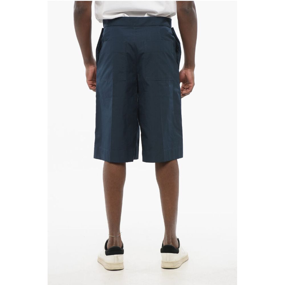 Cotton SAILOR Shorts with Openable Detail
