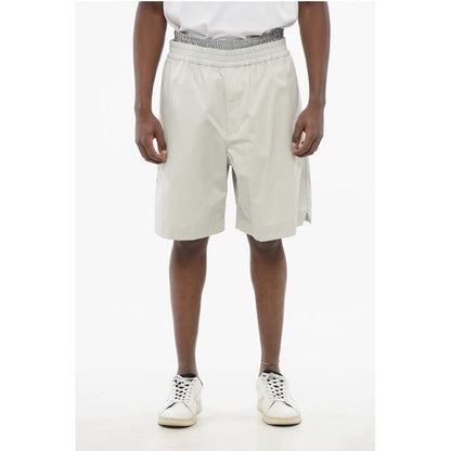 3-Pocket Cotton Shorts with Double-layered Detail