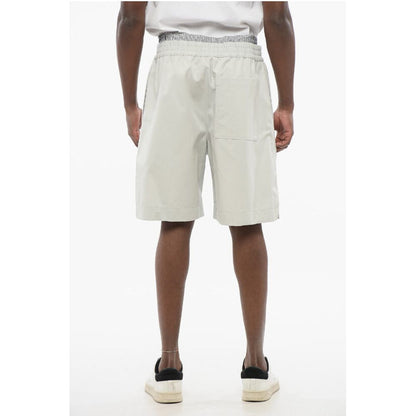 3-Pocket Cotton Shorts with Double-layered Detail