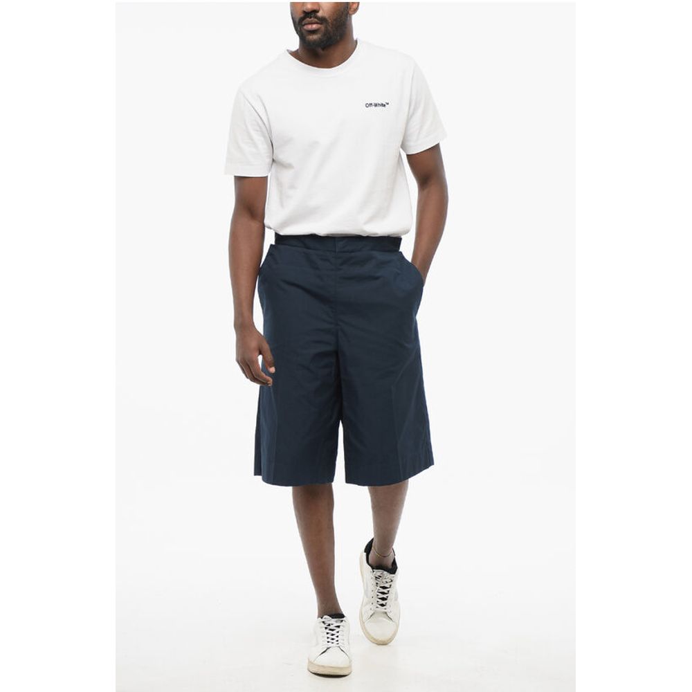Cotton SAILOR Shorts with Openable Detail