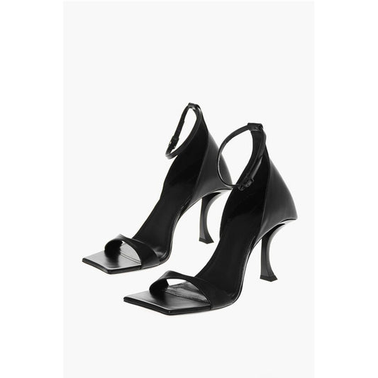 Squared Toe HUORG Leather Sandals 11cm