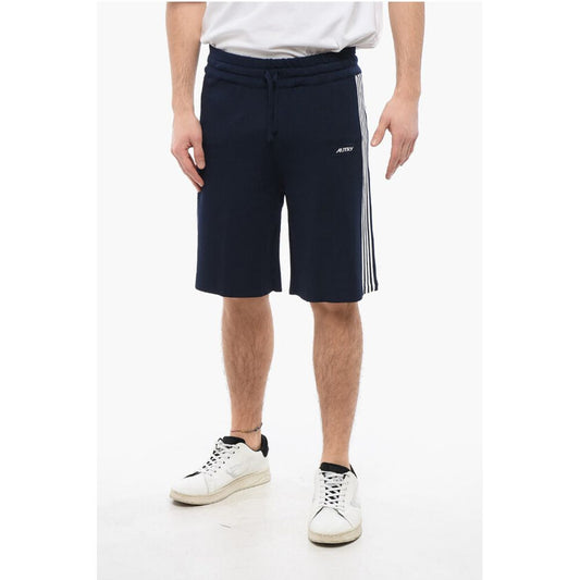Nylon Blend Shorts with Contrasting Side Bands