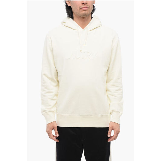 Cotton Hoodie with Embossed Logo