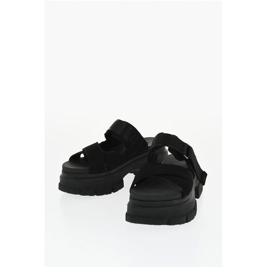 Suede ASHTON Sandals with Logoed Band 4,5cm