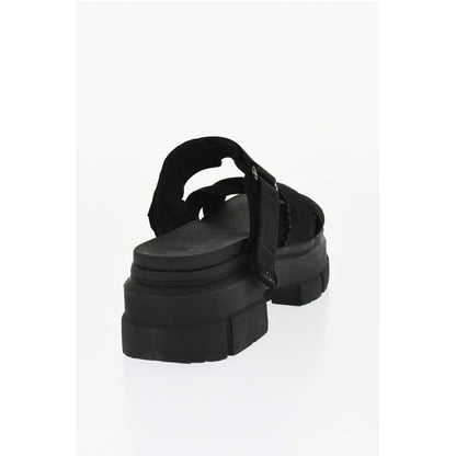 Suede ASHTON Sandals with Logoed Band 4,5cm