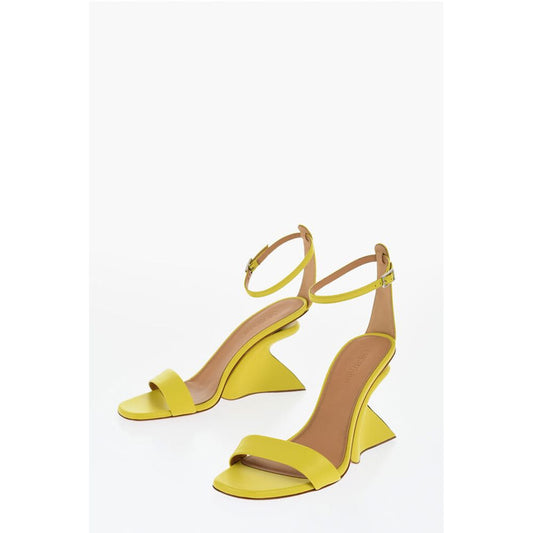 Leather JUG Sandals Wedge 9 cm