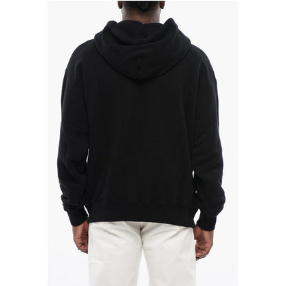 Cotton QUOTE NUMBER SKATE Hoodie with Contrast Print