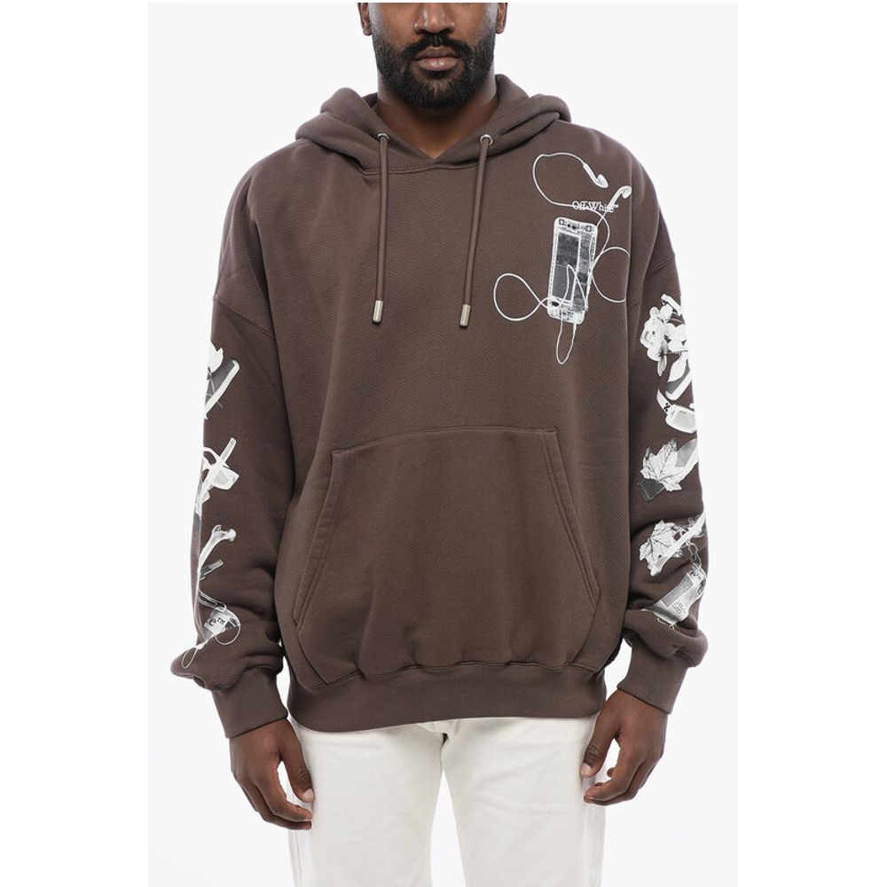 Printed Hoodie with Patch Pocket