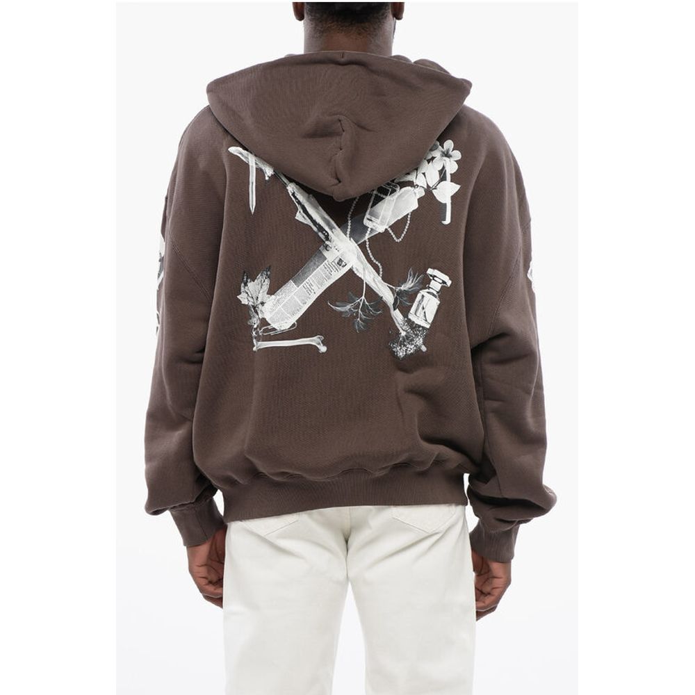 Printed Hoodie with Patch Pocket
