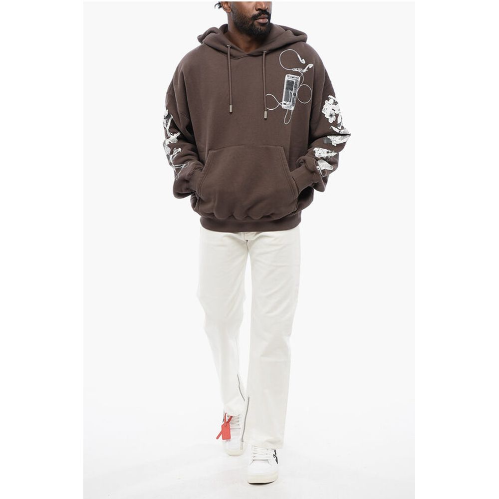 Printed Hoodie with Patch Pocket