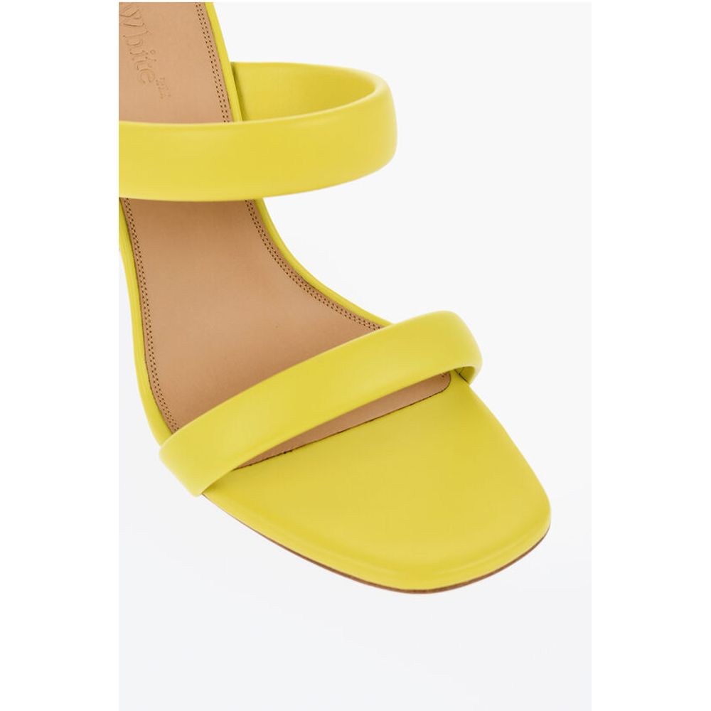 Leather ALLEN Sandals With Heel 11 cm