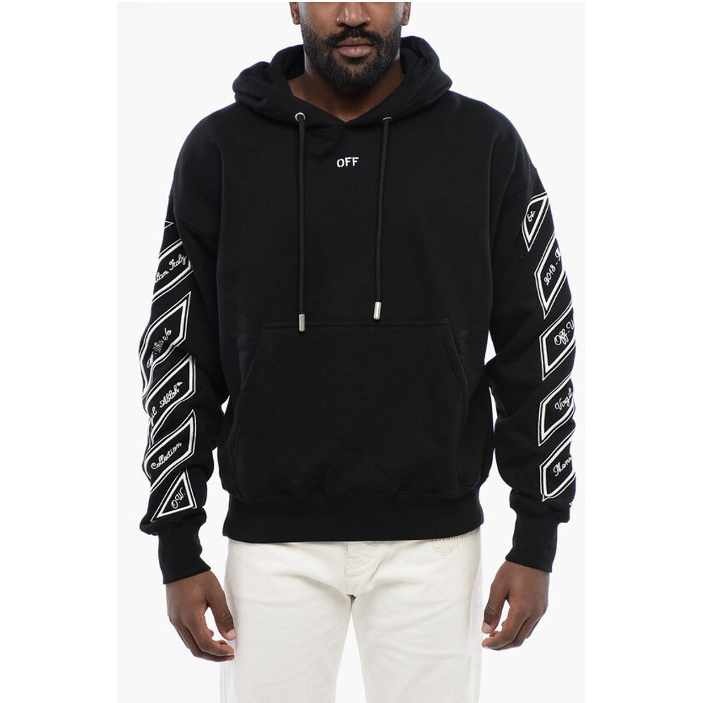 Solid Color VARSITY DIAGS SKATE Hoodie With Patch Pocket