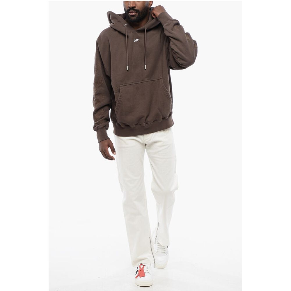 Solid Color CORNELY DIAGS SKATE Hoodie with Patch Pocket