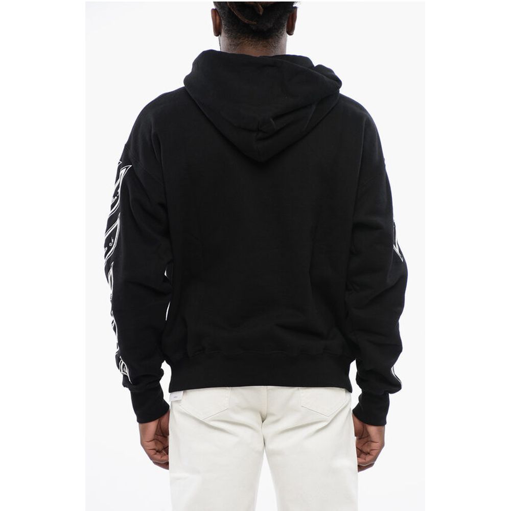 Solid Color VARSITY DIAGS SKATE Hoodie With Patch Pocket