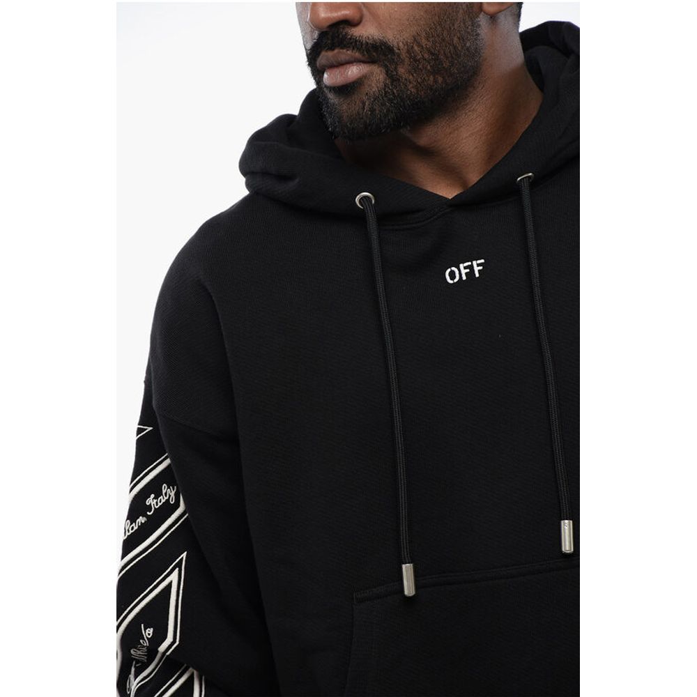 Solid Color VARSITY DIAGS SKATE Hoodie With Patch Pocket