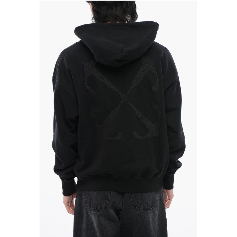 Brushed Cotton ARROW Embroidered Hoodie