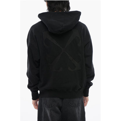 Brushed Cotton ARROW Embroidered Hoodie