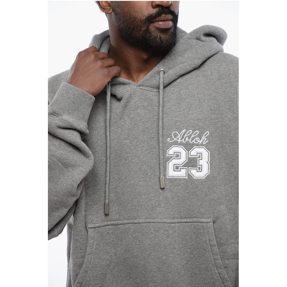 Cotton 23 LOGO SKATE Hoodie with Contrast Embroidery
