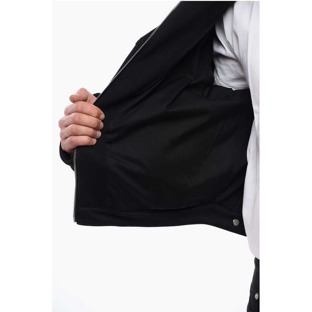 Front Ziped VARSITY DIAG Hoodie with Utility Pockets