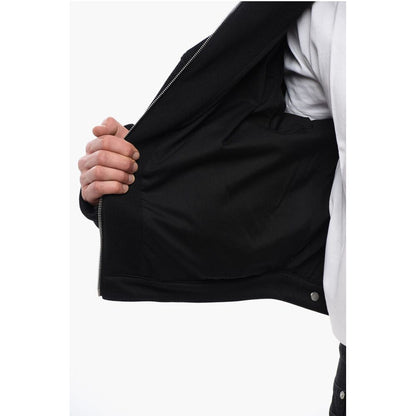 Front Ziped VARSITY DIAG Hoodie with Utility Pockets