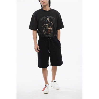 Brushed Cotton SCRIBBLE Embroidered Jogger Shirts