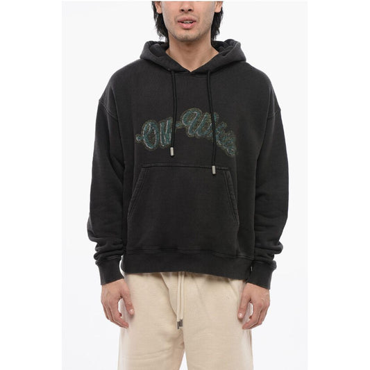 Brushed Cotton Skate-Fit BACCHUS Printed Hoodie