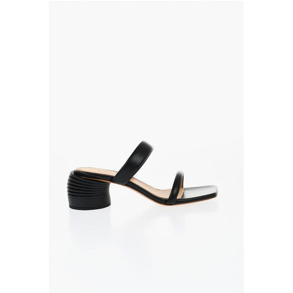 Leather SPRING Sandals With Standard Heel 6 cm