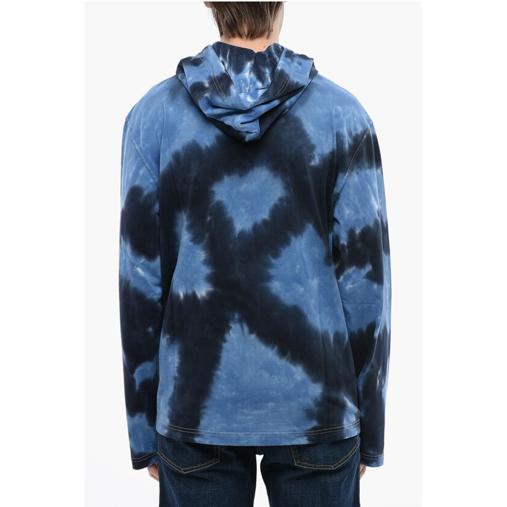Tie Dye Effect T-CRANE-LS-HOOD-N1 Hoodie