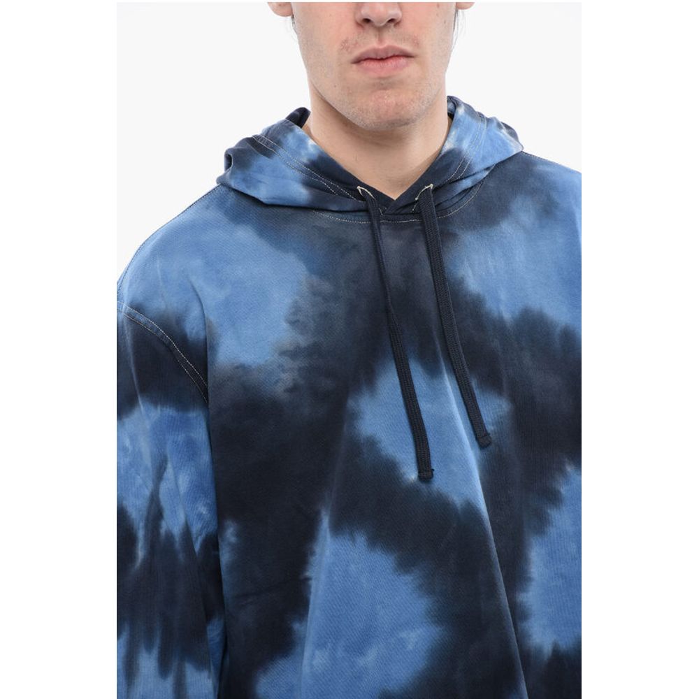 Tie Dye Effect T-CRANE-LS-HOOD-N1 Hoodie