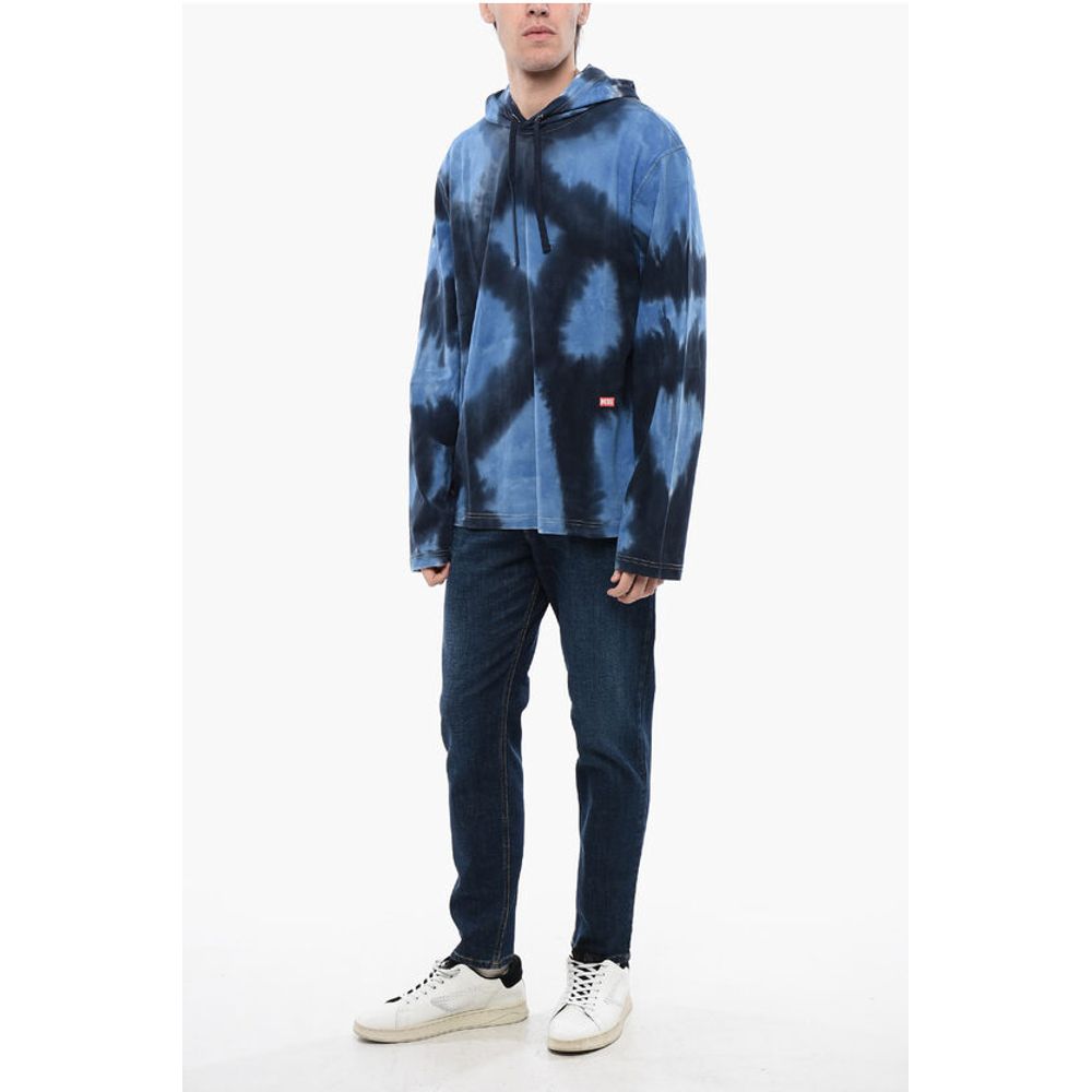 Tie Dye Effect T-CRANE-LS-HOOD-N1 Hoodie