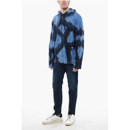 Tie Dye Effect T-CRANE-LS-HOOD-N1 Hoodie