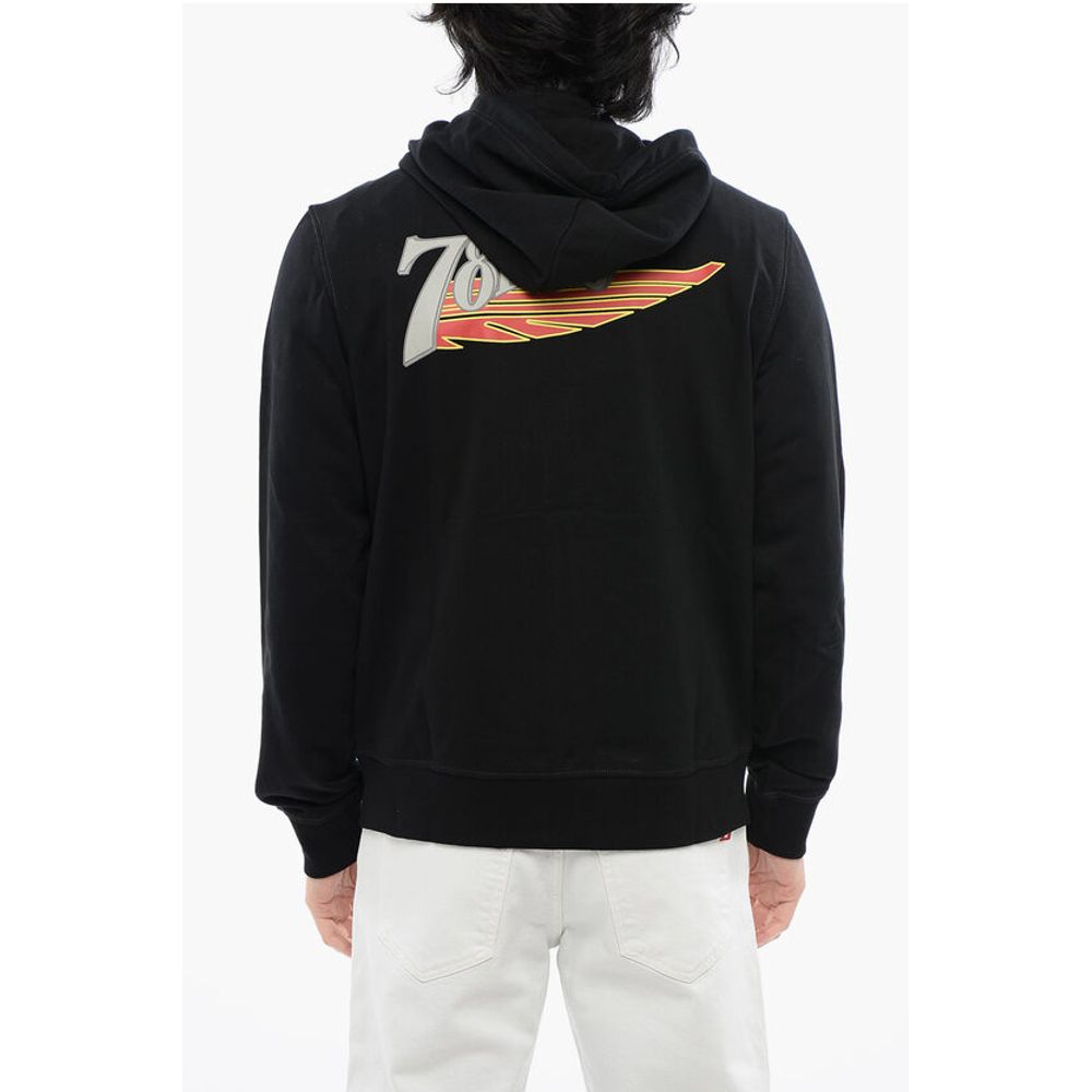 RED TAG Cotton Blend S-GINN-HOOD-ZIP-K12 Sweatshirt with Con