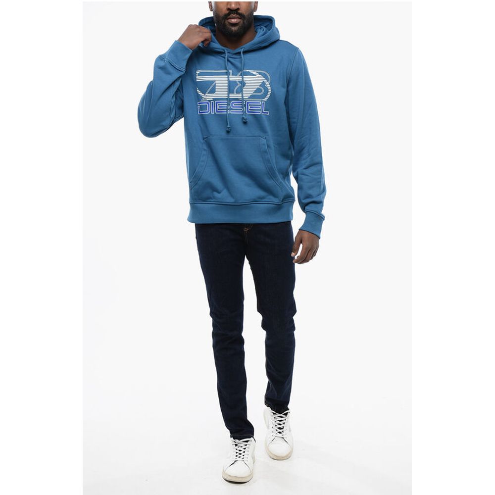 Printed Cotton S-GINN-HOOD-K40 Hoodie