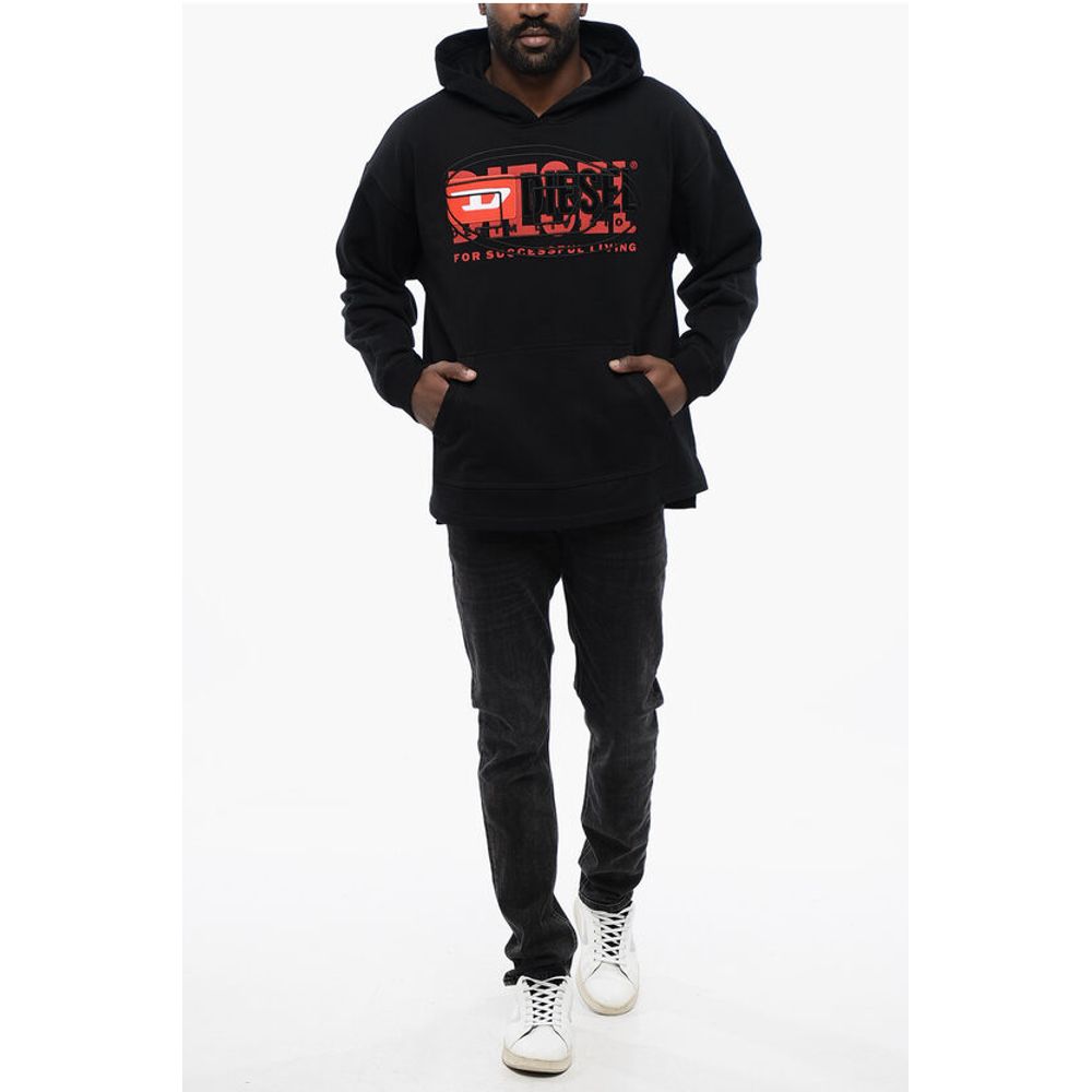 Brushed Cotton S-BAXT Hoodie with Embroidered Logo