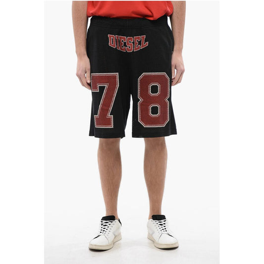 RED TAG Perforated P-TAIN Shorts with Drawstring Waist