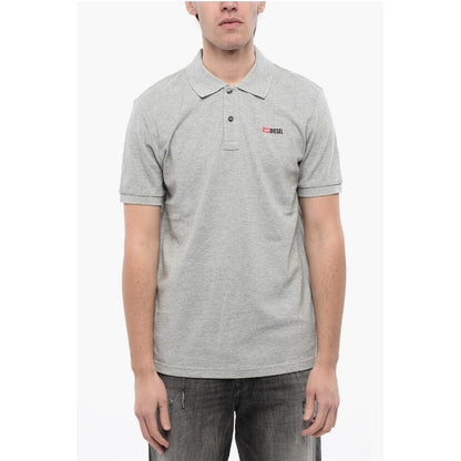 RED TAG Cotton Piquè T-SMITH-DIV Polo Shirt with Contrasting
