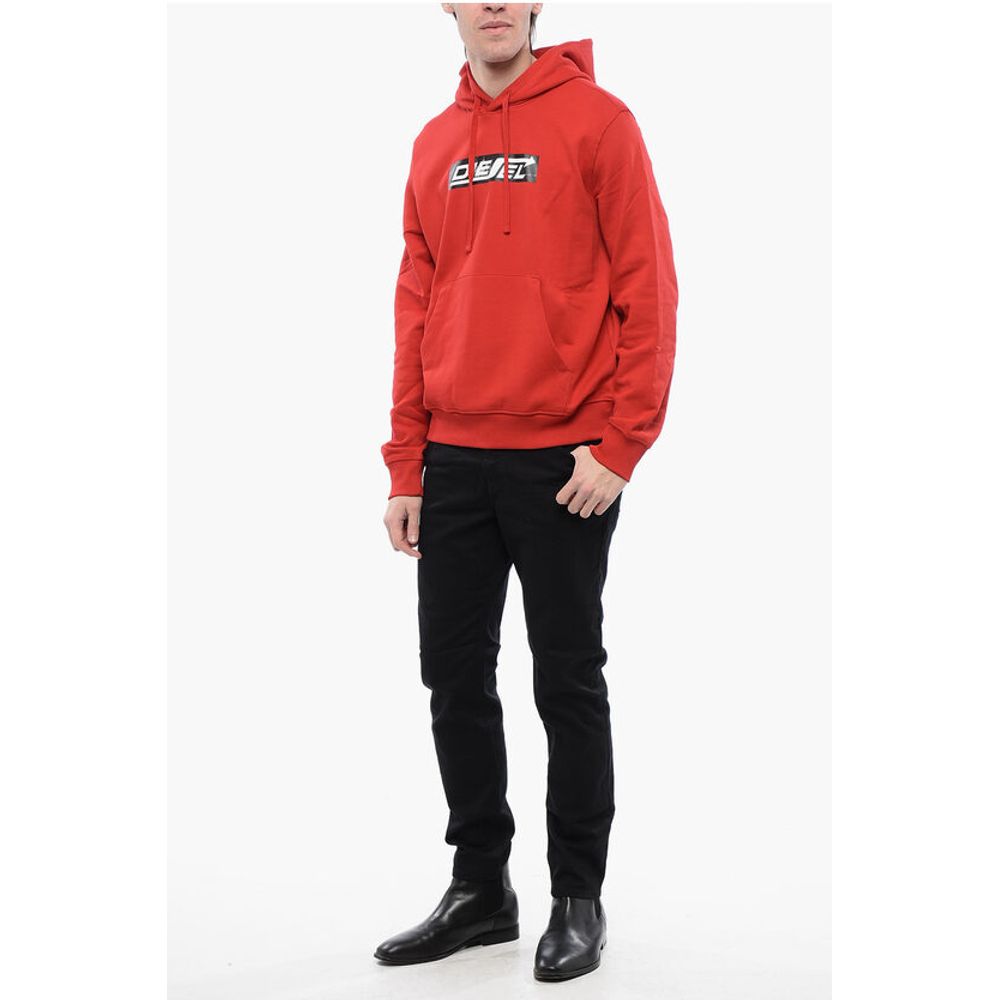 Brushed Cotton S-GINN Hoodie with Printed Logo